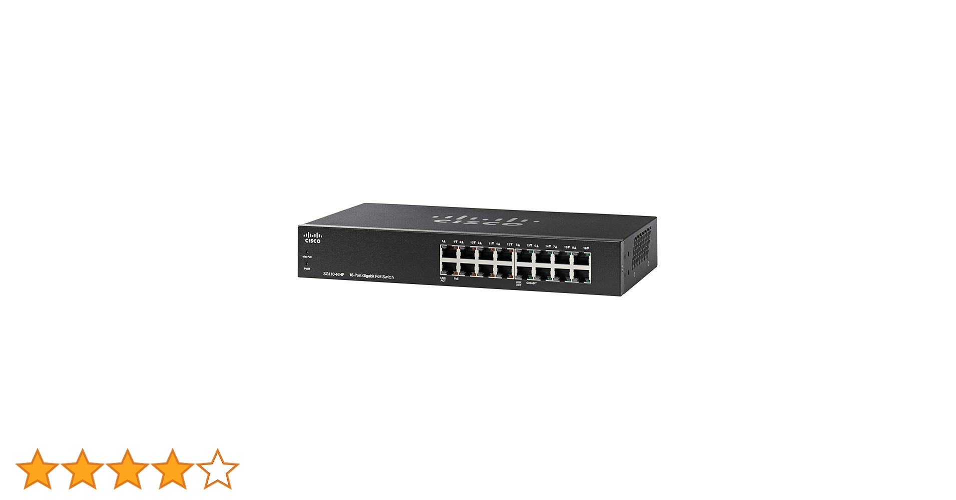 Amazon | SG11016HP 16 Port PoE Gigabit | CISCO DESIGNED